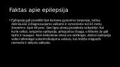 Epilepsija - skaidrės 4 puslapis