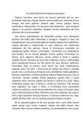 Ar aukotis dėl artimo žmogaus prasminga? (kalba)