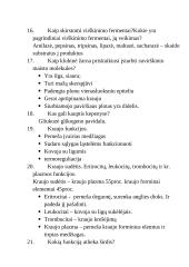 Kartojimo klausimai iš vadovėlio „Bios 9“  I dalies 3 puslapis