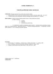 Gamybos produkcijos kainos nustatymas