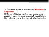 Italijos, Vokietijos ir Japonijos  pralaimėjimas. Antrojo pasaulinio karo padariniai  8 puslapis