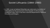 Ethnic minorities in Lithuania (presentation) 3 puslapis