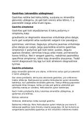 Gastritas (skrandžio uždegimas)