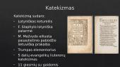 Martynas Mažvydas „Katekizmas“ (skaidrės) 6 puslapis