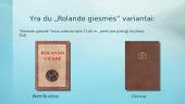 Rolando giesmė (skaidrės) 2 puslapis