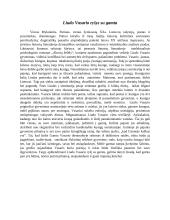 Liudo Vasario ryšys su gamta