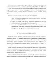 Visuomenė ir socialinė sąveika. Socializacija 8 puslapis