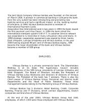 Įmonės pristatymas: Joint Stock Company Vilniaus bankas Group 5 puslapis