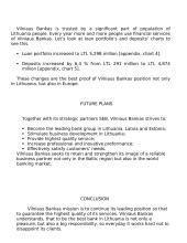 Įmonės pristatymas: Joint Stock Company Vilniaus bankas Group 8 puslapis