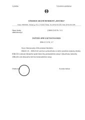 Įmonės rengiamų dokumentų pavyzdžiai: UAB "Dentida" 13 puslapis