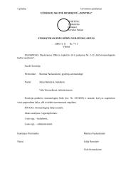 Įmonės rengiamų dokumentų pavyzdžiai: UAB "Dentida" 15 puslapis