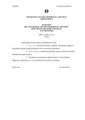 Įmonės rengiamų dokumentų pavyzdžiai: UAB "Dentida" 7 puslapis