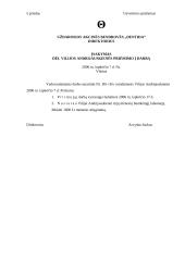 Įmonės rengiamų dokumentų pavyzdžiai: UAB "Dentida" 8 puslapis