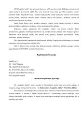 AB "Klaipėdos baldai" strateginis planas 2 puslapis