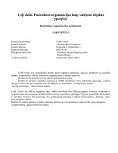 Įmonės valdymo aprašymas: krovinių  pervežimas UAB "Vesta" 3 puslapis
