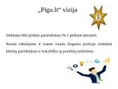  „Pigu.lt“ el. komercijos komunikacijos planas 4 puslapis