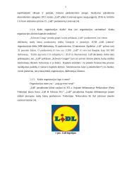 Organizacijos analizė „Lidl“ 4 puslapis