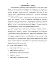 Įmonės veiklos ir skyrių pristatymas: prekyba maistu, tabaku ir alkoholianiais gėrimais UAB "Tromina" 3 puslapis