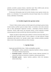 Agresijos samprata, agresijos priežastys ir tipai  6 puslapis