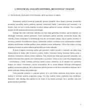 Investicijų analizės sistemų programinės įrangos analizė 8 puslapis