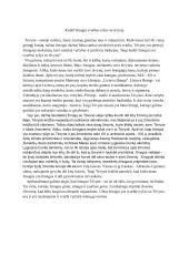 Kodėl žmogui svarbus ryšys su tėvyne? (rašinys)