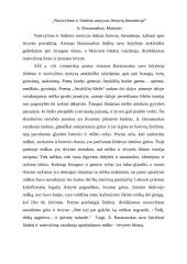 Nusivylimo ir liūdesio motyvas lietuvių literatūroje