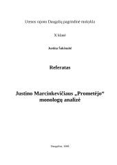 J. Marcinkevičius "Prometėjas"
