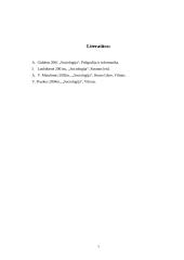 Kaip galimas sociologijos modernusis mokslas? 6 puslapis