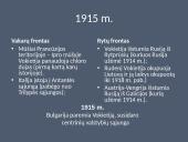 Pirmojo pasaulinio karo eiga 15 puslapis