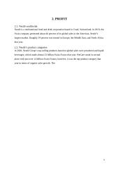 Transport logistics. Introduction to Nestle company 5 puslapis