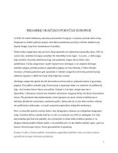 Nedarbo lygio ir bedarbių skaičiaus pokyčiai ES 6 puslapis