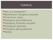 Bendrosios halogenų charakteristikos ir halogenai gamtoje 2 puslapis