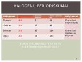 Bendrosios halogenų charakteristikos ir halogenai gamtoje 5 puslapis