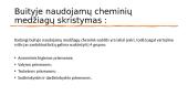 Buitinės cheminės medžiagos 