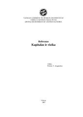 Kapitalas ir rizika