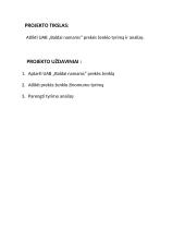 UAB “Baldai namams” prekės ženklo analizė 3 puslapis