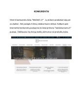 UAB “Baldai namams” prekės ženklo analizė 7 puslapis