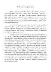 Meilės tema lietuvių literatūroje - kalba