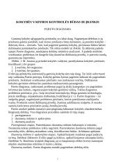 Kokybės vadybos kontrolė 2 puslapis