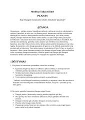 Kaip išsaugoti humanizmo idealus brutaliame pasaulyje? Kalbos planas