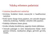 Valstiečiai tampa baudžiauninkais. Valakų reforma 12 puslapis