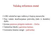 Valstiečiai tampa baudžiauninkais. Valakų reforma 10 puslapis