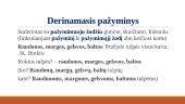 Pažyminys. Pažyminio rūšys 4 puslapis