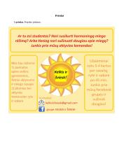 Fizinio aktyvumo, ugdymo projektas 11 puslapis