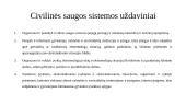 Teisiniai civilinės saugos ir gelbėjimo sistemos pagrindai, struktūra ir veiklos principai 10 puslapis