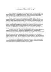 Ar visada valdžia suteikia laisvę?