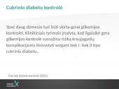 Cukrinio diabeto sergamumas Lietuvoje 13 puslapis