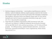 Cukrinio diabeto sergamumas Lietuvoje 16 puslapis