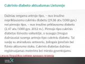 Cukrinio diabeto sergamumas Lietuvoje 4 puslapis