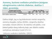 Cukrinio diabeto sergamumas Lietuvoje 6 puslapis